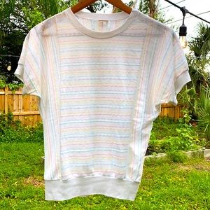 Vintage 80s New York Knitworks Cotton Banded tee